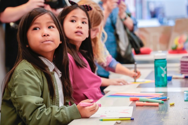 Students in class