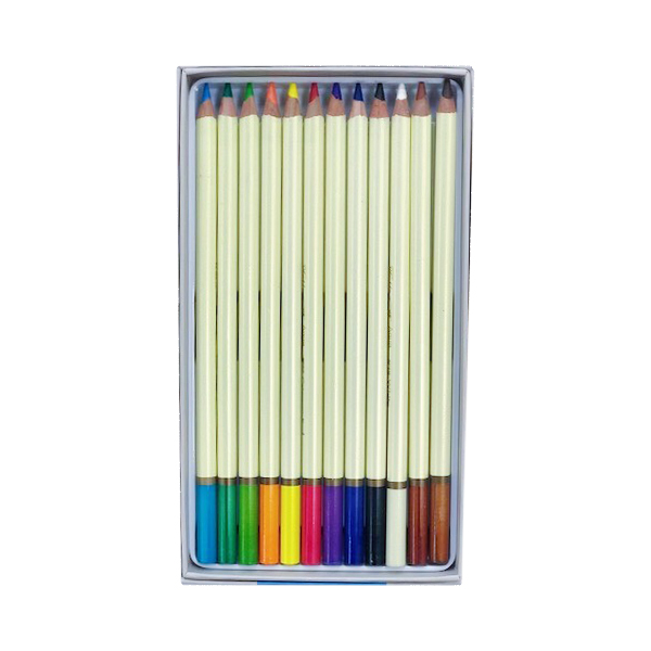 Set of 12 watercolor pencils