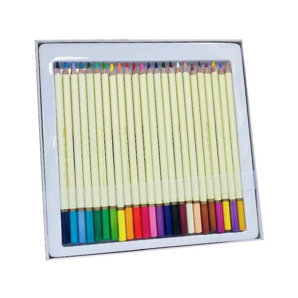 Set of 24 assorted color watercolor pencils