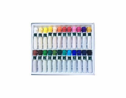 set of 24 assorted watercolor paint in box