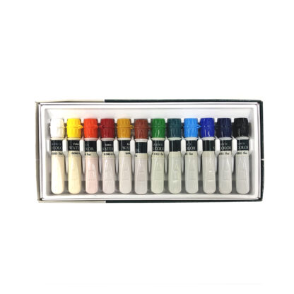 Set of 12 assorted water color paint in box