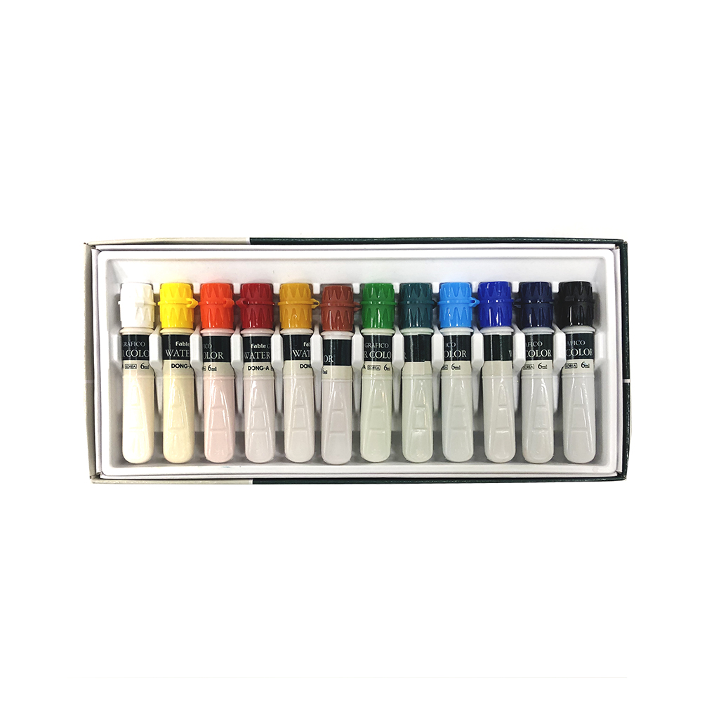 ArtCreativity Watercolor Paint Set for Kids, Set of 12, 8-Colors