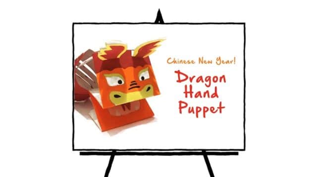 dragon hand puppet