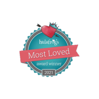 hulafrog most loved 2021 badge