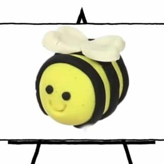 bumble bee clay sculpture