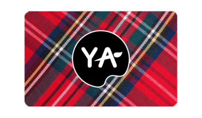 Young Art Card with plaid design