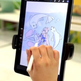 image of a character drawn on an ipad