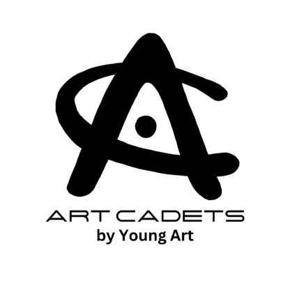 art cadets logo with By Young Art underneath