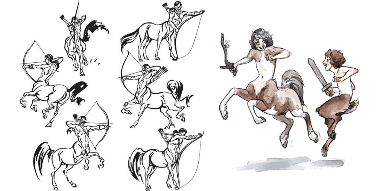 Centaurs and Chimera images