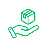 icon of a hand with a box floating above it