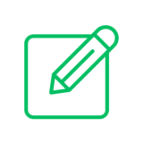 icon of a box with a pencil