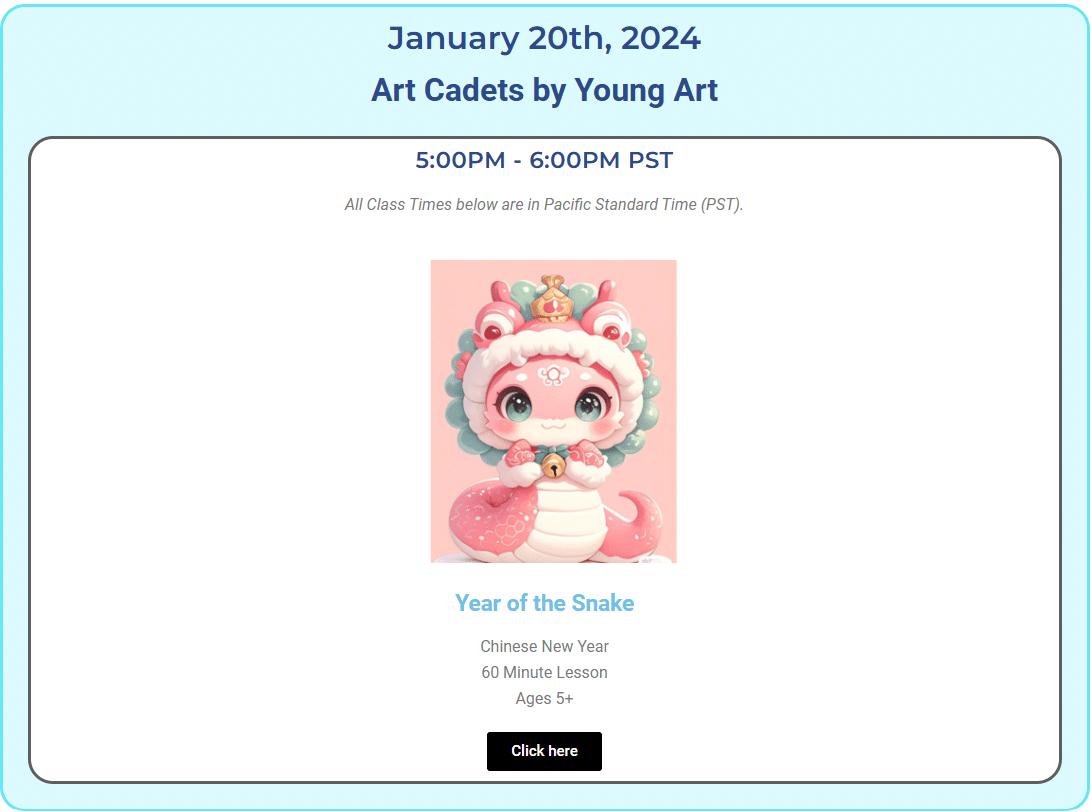 image of the YA live schedule preview