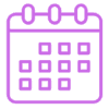 icon of a purple calendar