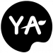 young art logo in black and white
